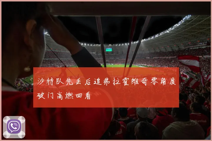 沙特队先丢后追弗拉霍维奇零角度破门高燃回看